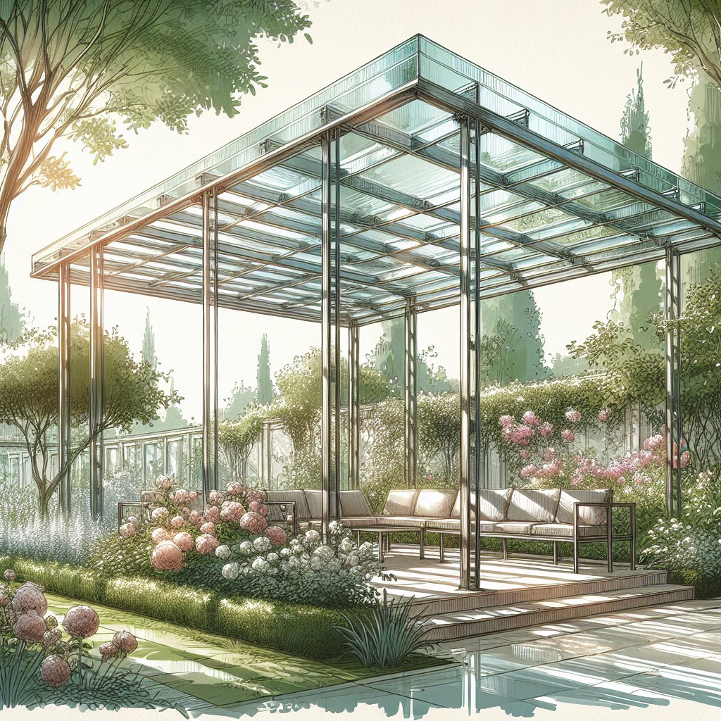 Pergola szklana – integracja z systemem smart home