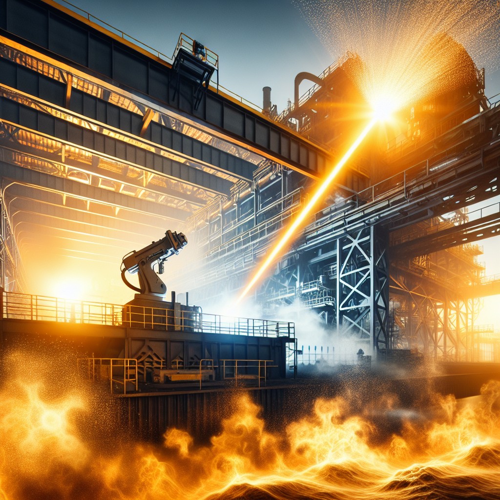 Czyszczenie laserowe w przemyśle hutniczym